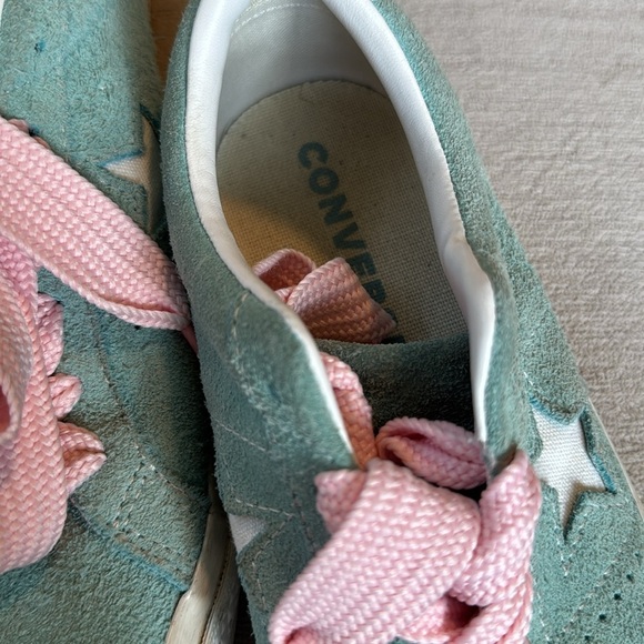Converse One star Suede Baby Blue Low Top - Picture 3 of 8